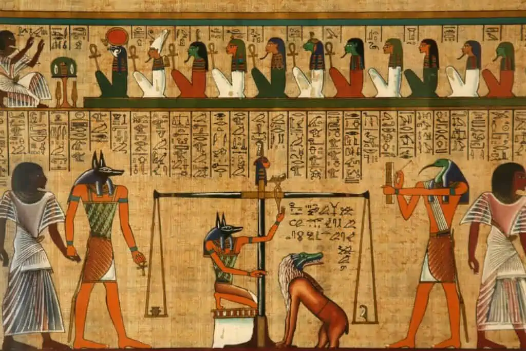 eine
      alt oberweldische papurus